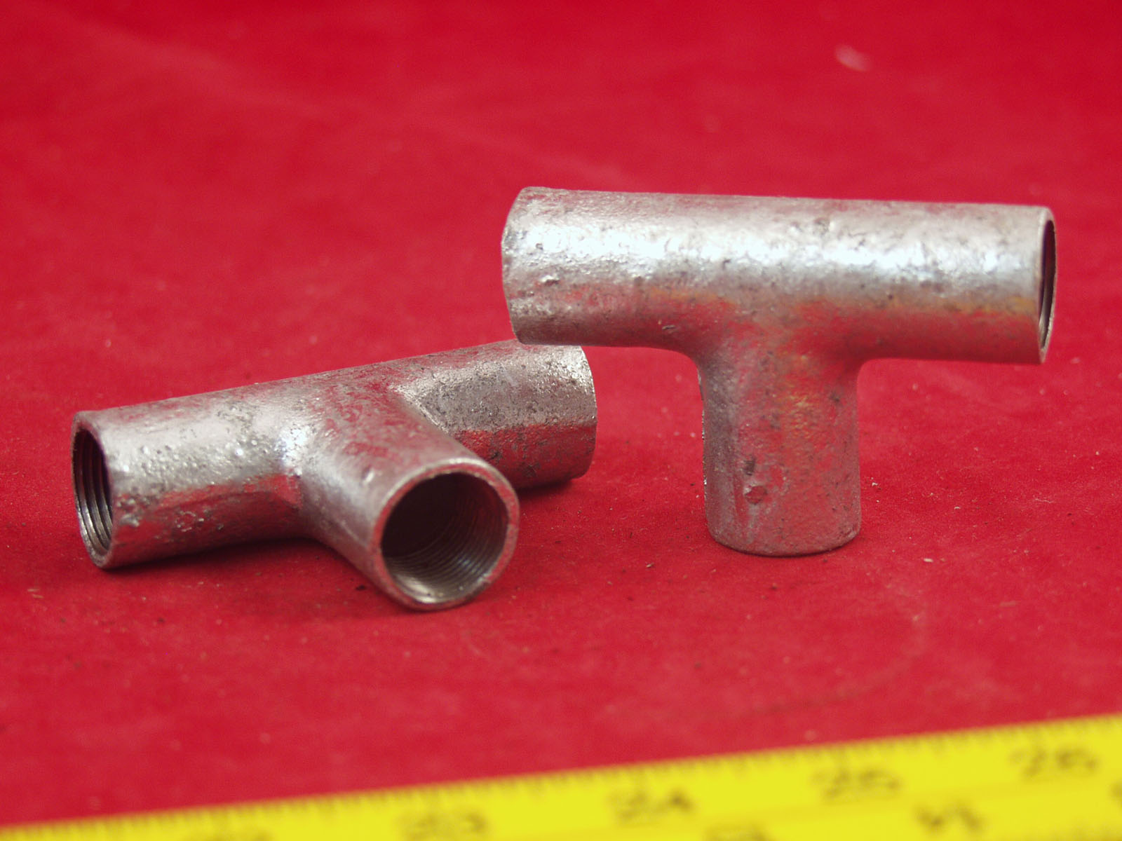 10 x Niglon Metal Conduit 20mm Solid Tee ST20G